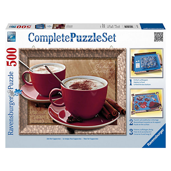 

Пазл с рамкой "Чашка капучино" Ravensburger, 500 деталей