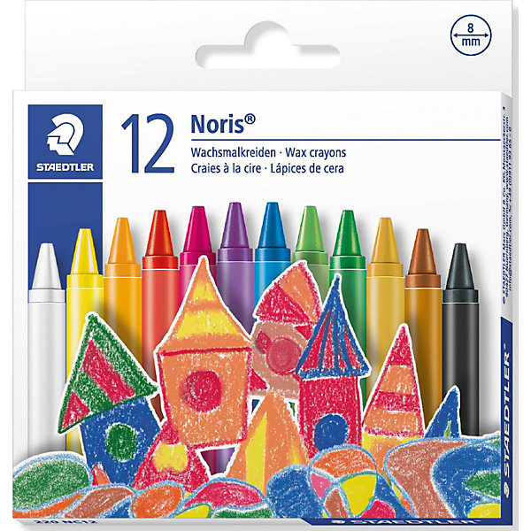 

Мелок восковой d=8мм, 12 цв., Staedtler