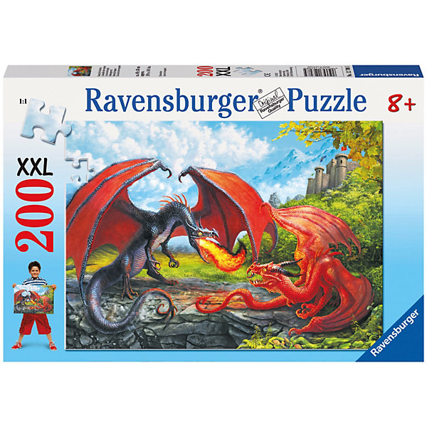 

Пазл «Битва драконов» XXL 200 деталей, Ravensburger