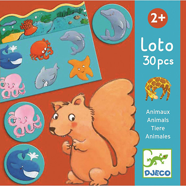 

Детское лото "Животные", DJECO