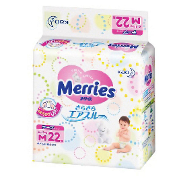 

Подгузники Merries M 6-11 кг, 22 шт.
