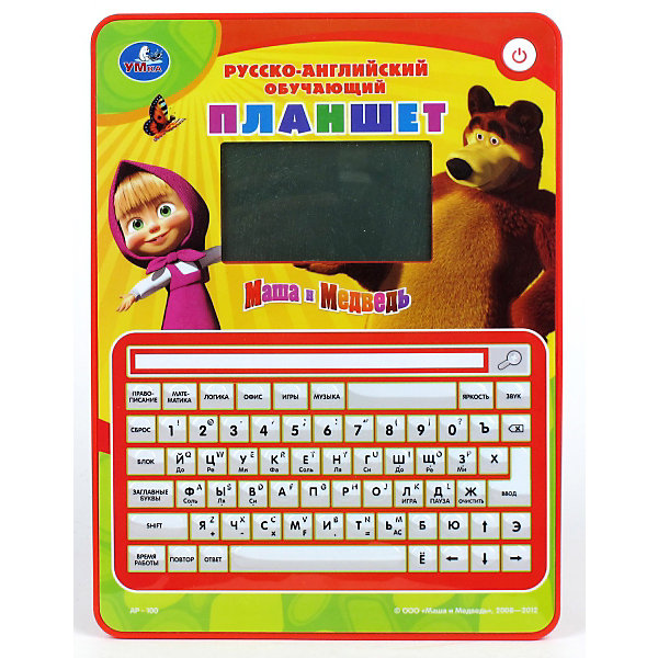 

Обучающий планшет Маша и медведь, 80 программ