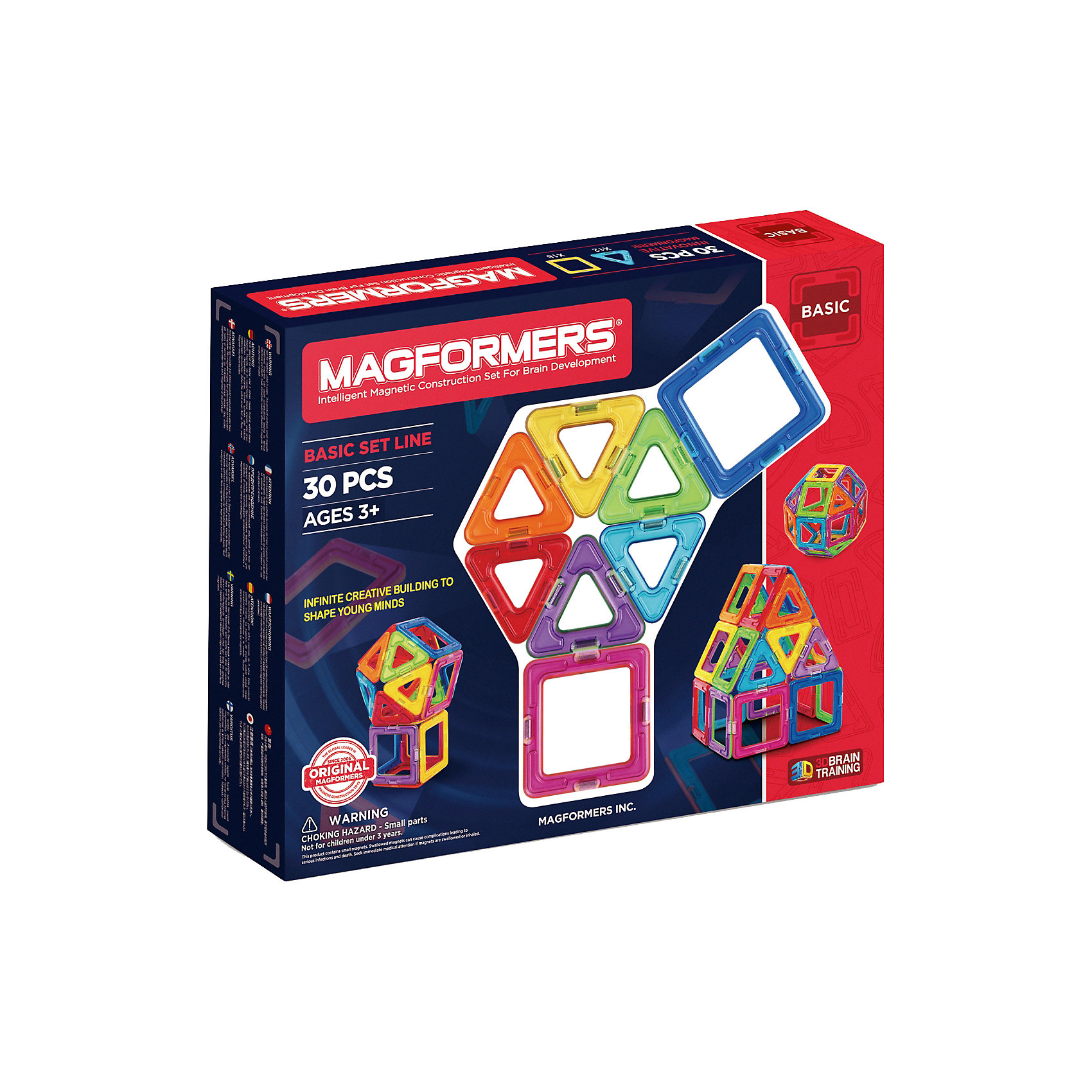 Магнитный конструктор, 30 деталей, Magformers 3323945