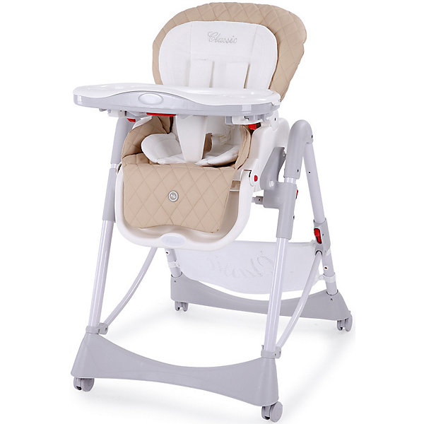 

Стульчик для кормления William, Happy Baby, бежевый