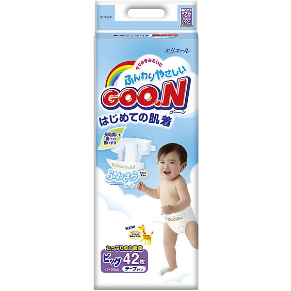 

Подгузники Goon, XL 12-20 кг, 42 шт.