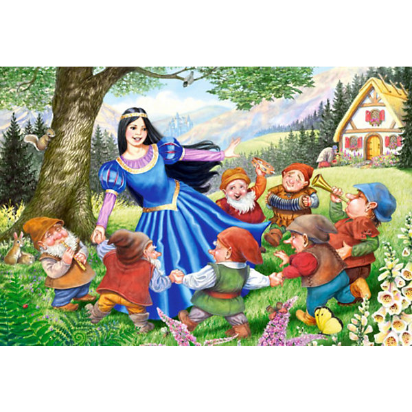 

Пазлы Maxi "Белоснежка и 7 гномов", 40 деталей, Castorland