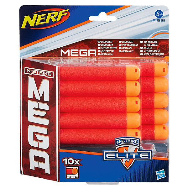 

Комплект 10 стрел для бластеров МЕГА, NERF