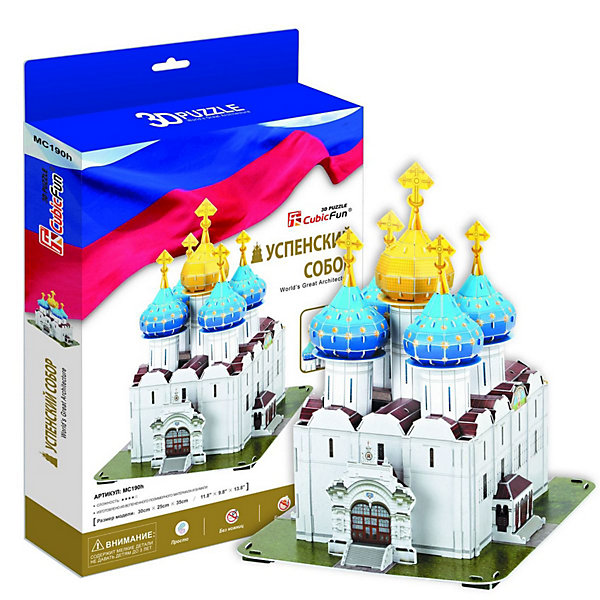 

Пазл 3D "Успенский собор, Троице-Сергиева Лавра (Россия)", CubicFun