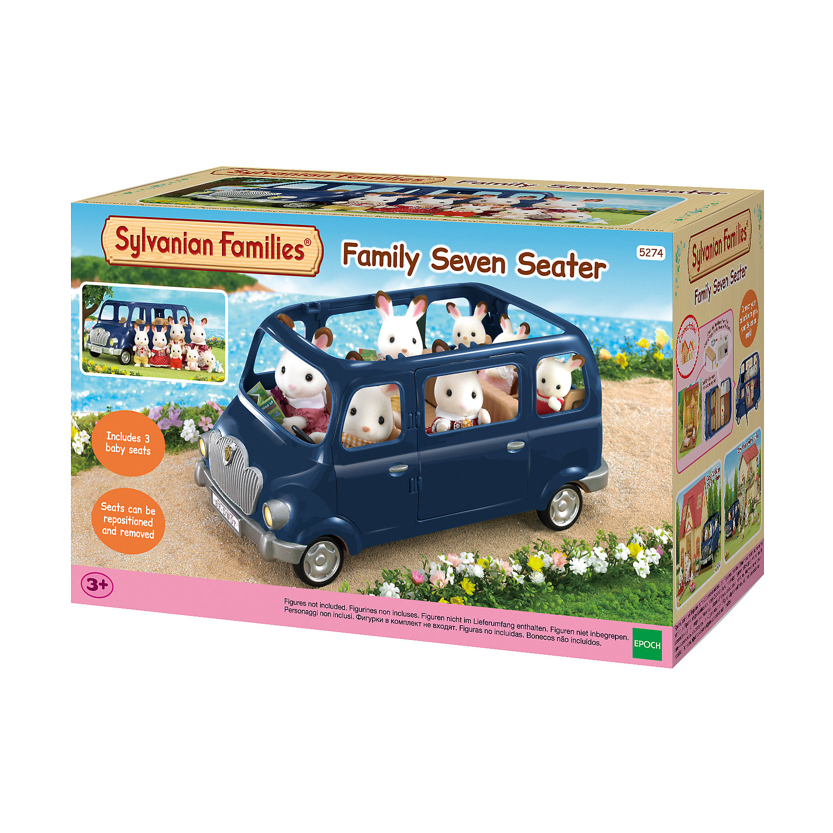 Набор "Семейный автомобиль, 7 мест", Sylvanian Families Эпоха Чудес 3549169