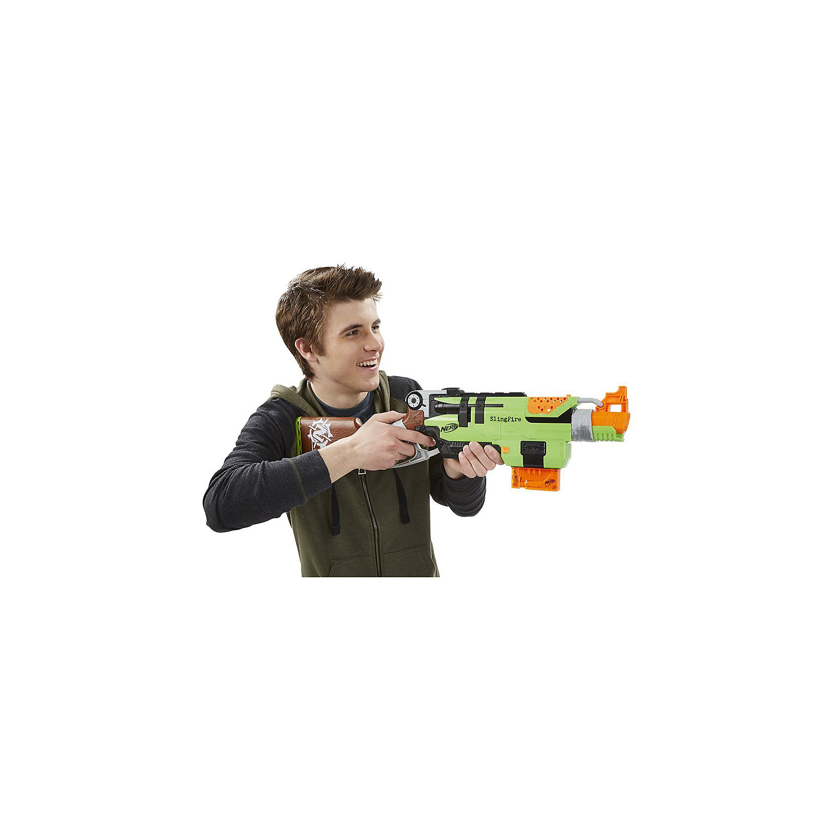 фото Бластер Nerf Zombie Strike Slingfire Hasbro