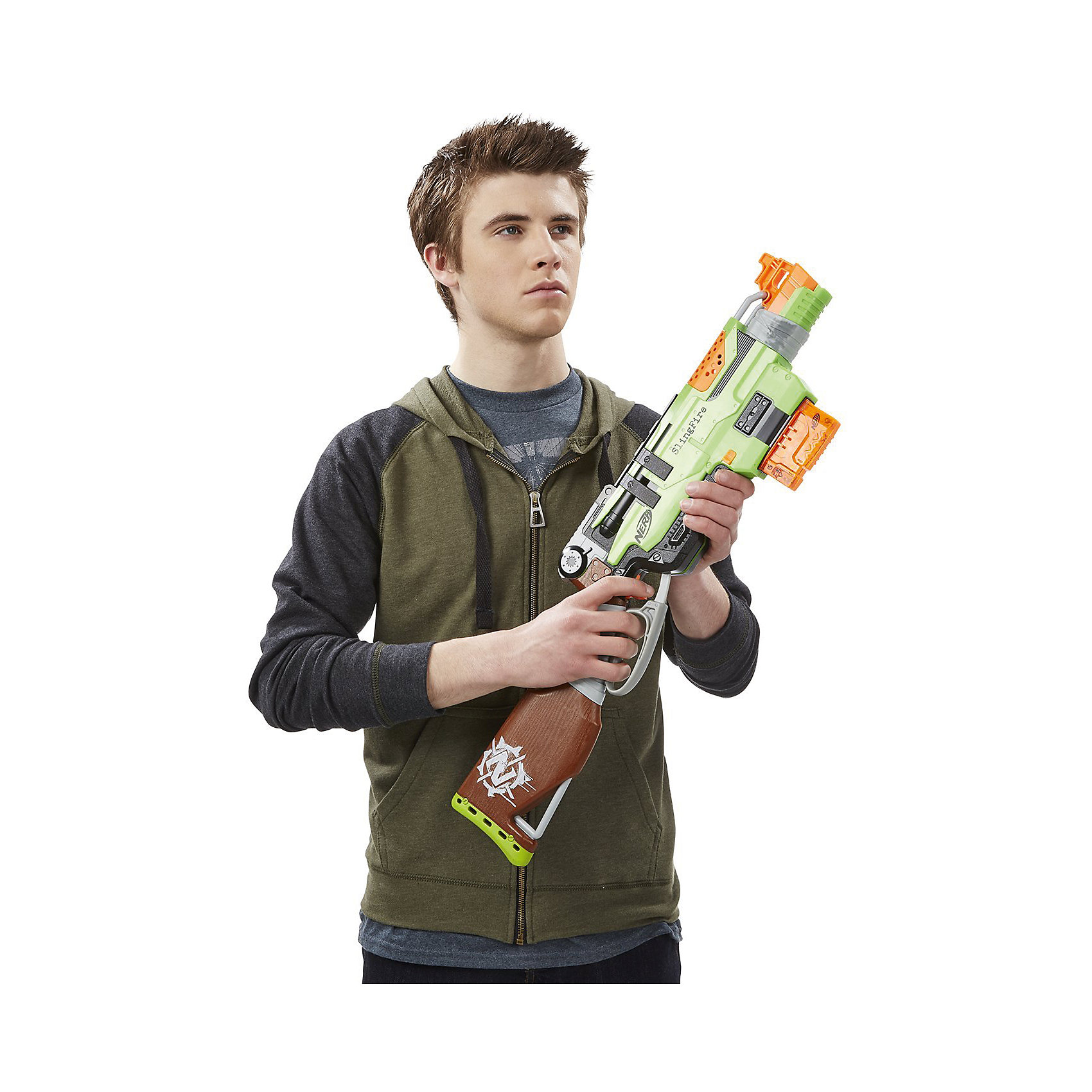 фото Бластер Nerf Zombie Strike Slingfire Hasbro