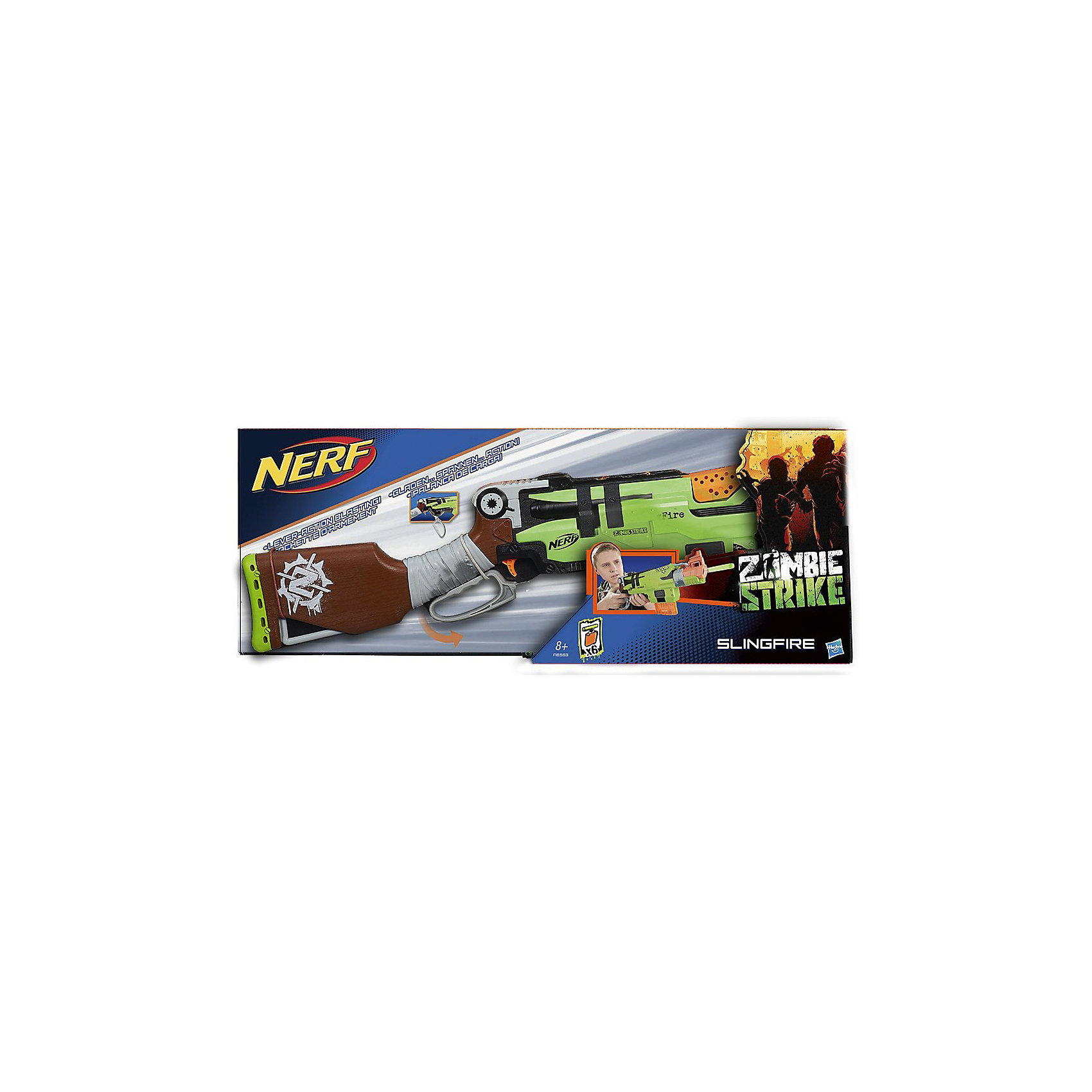 фото Бластер Nerf Zombie Strike Slingfire Hasbro