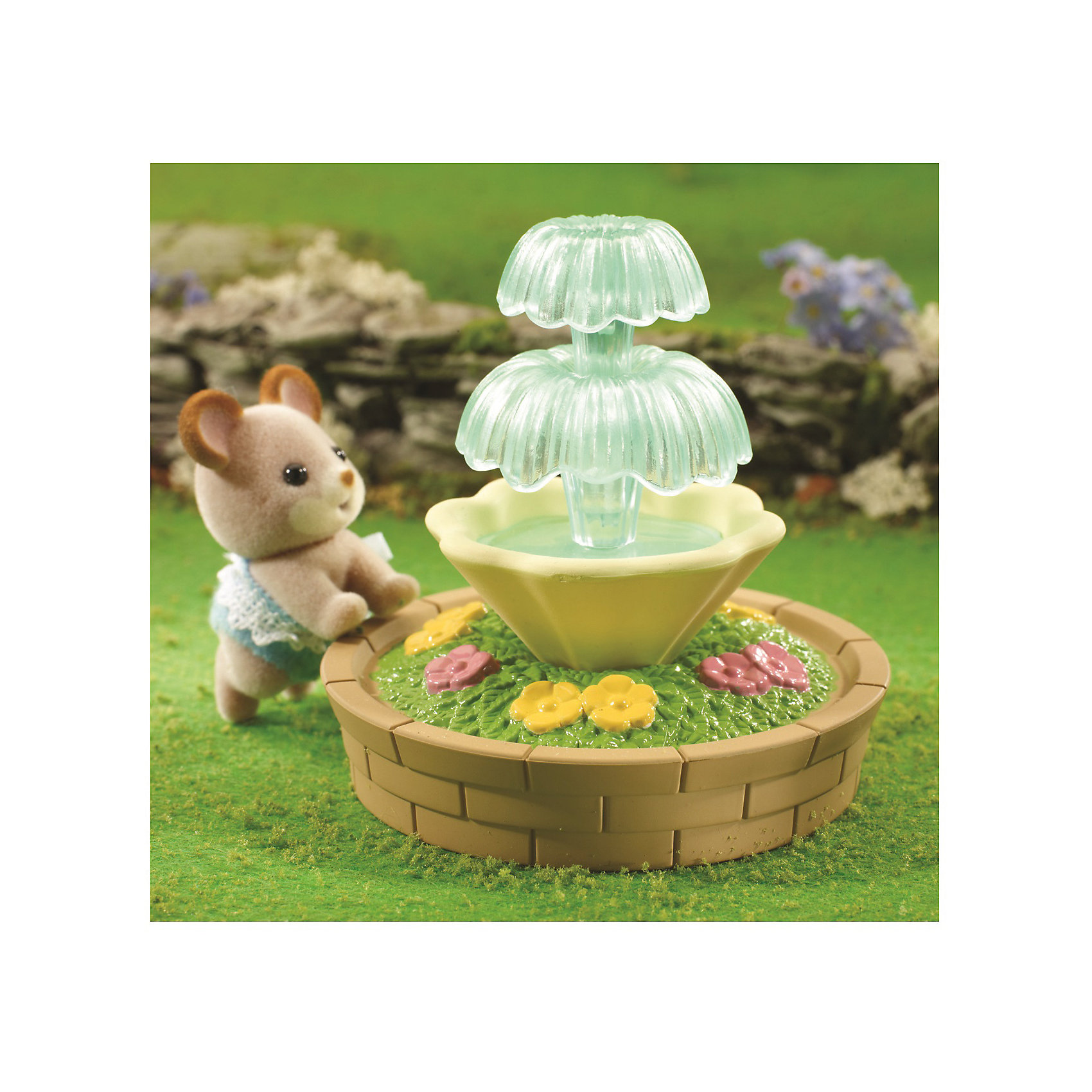 фото Набор "Фонтан и скамейка", Sylvanian Families Эпоха чудес