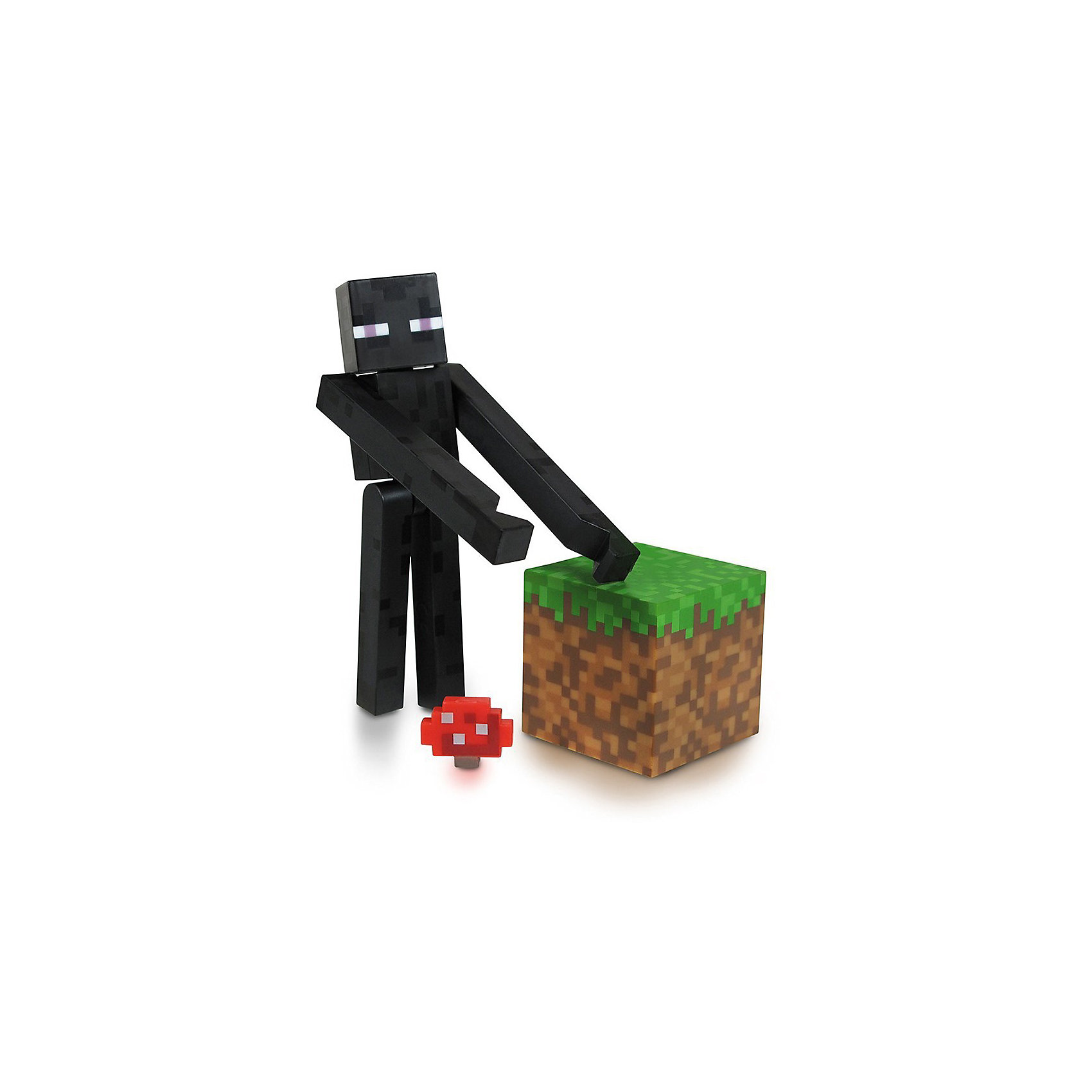 Фигурки героев Minecraft Enderman Странник края с аксессуарами 8см tm16500