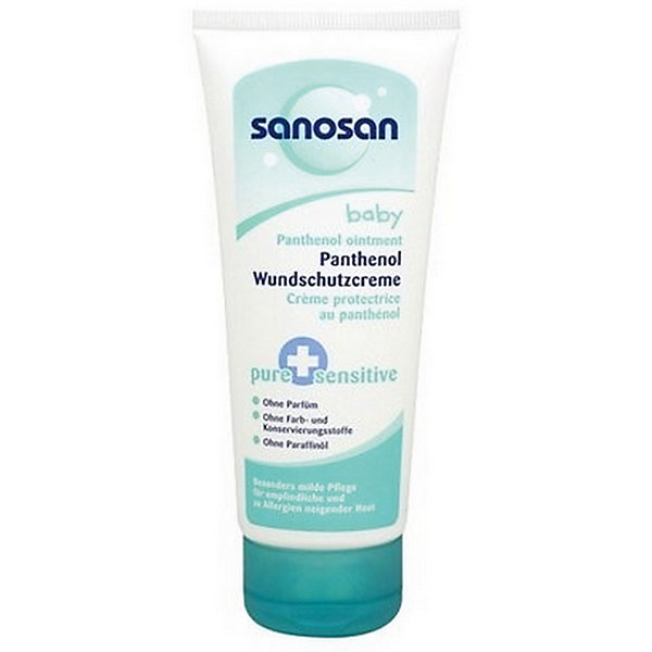 Крем под подгузник с пантенолом Pure+Sensitive, Sanosan, 100 мл. Sanosan 3713831