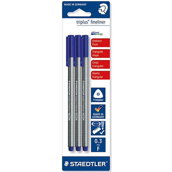 

Капиллярная ручка Triplus Liner, синий, Staedtler