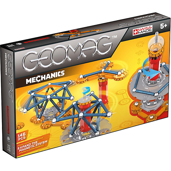 

Магнитный конструктор Geomag "Mechanics", 146 деталей