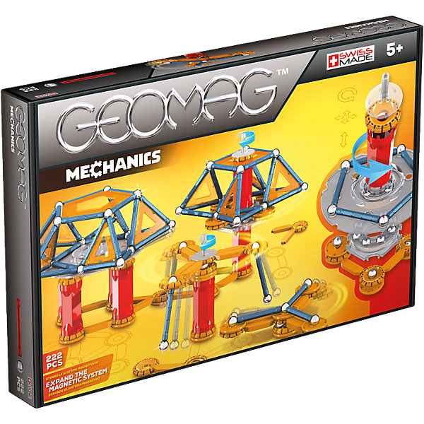 

Магнитный конструктор Geomag "Mechanics", 222 детали