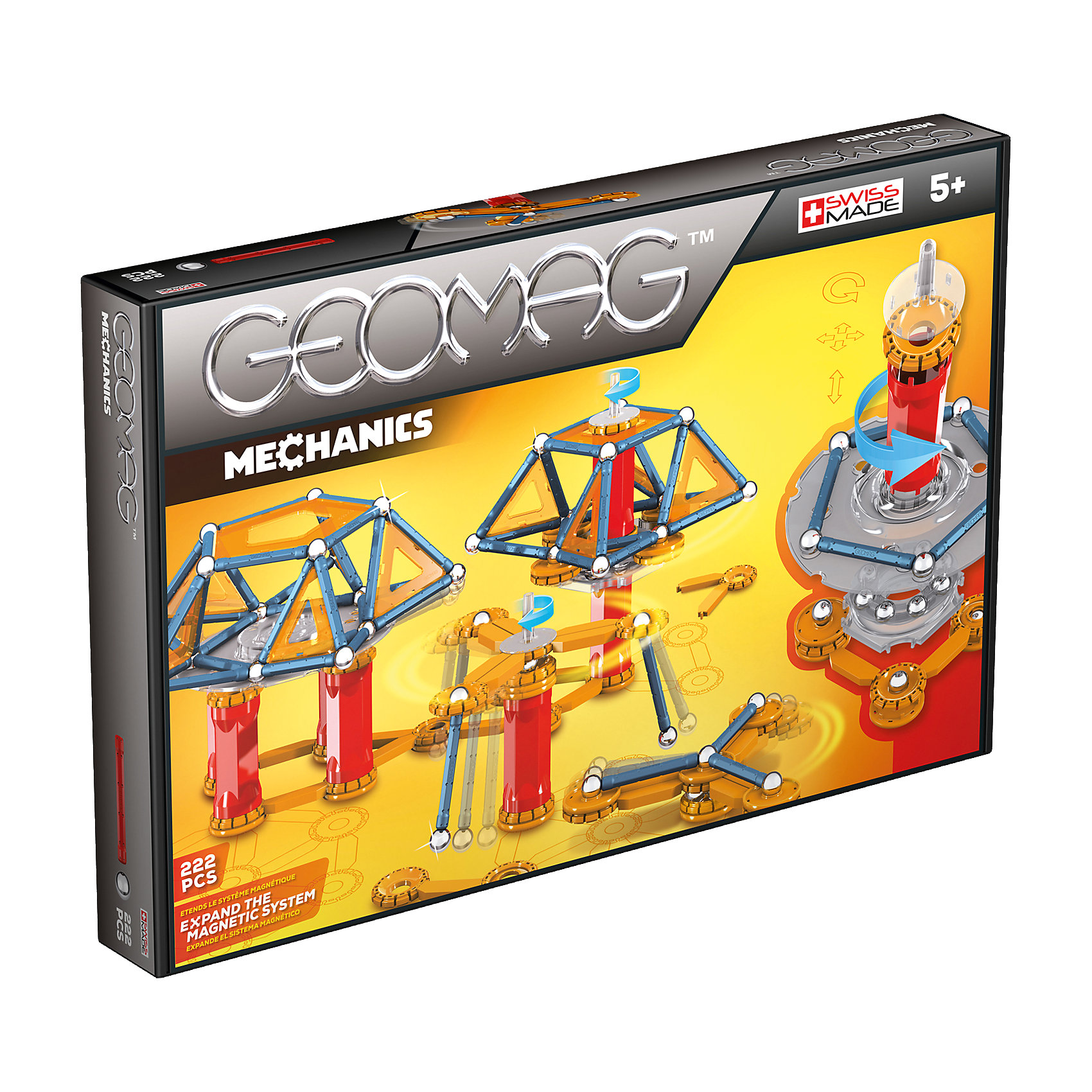 фото Магнитный конструктор Geomag "Mechanics", 222 детали