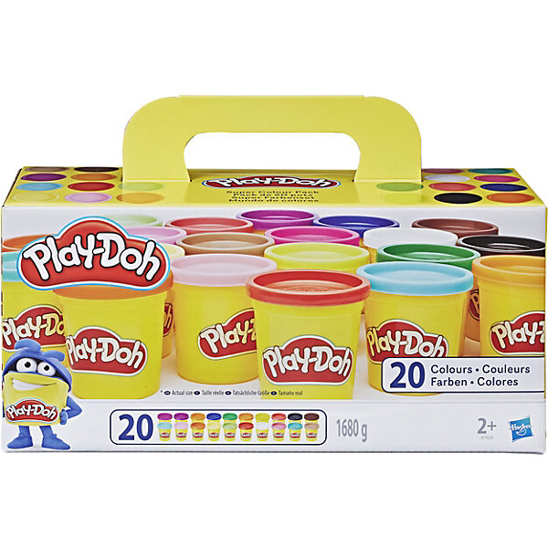 

Набор пластилина из 20 баночек, Play-Doh