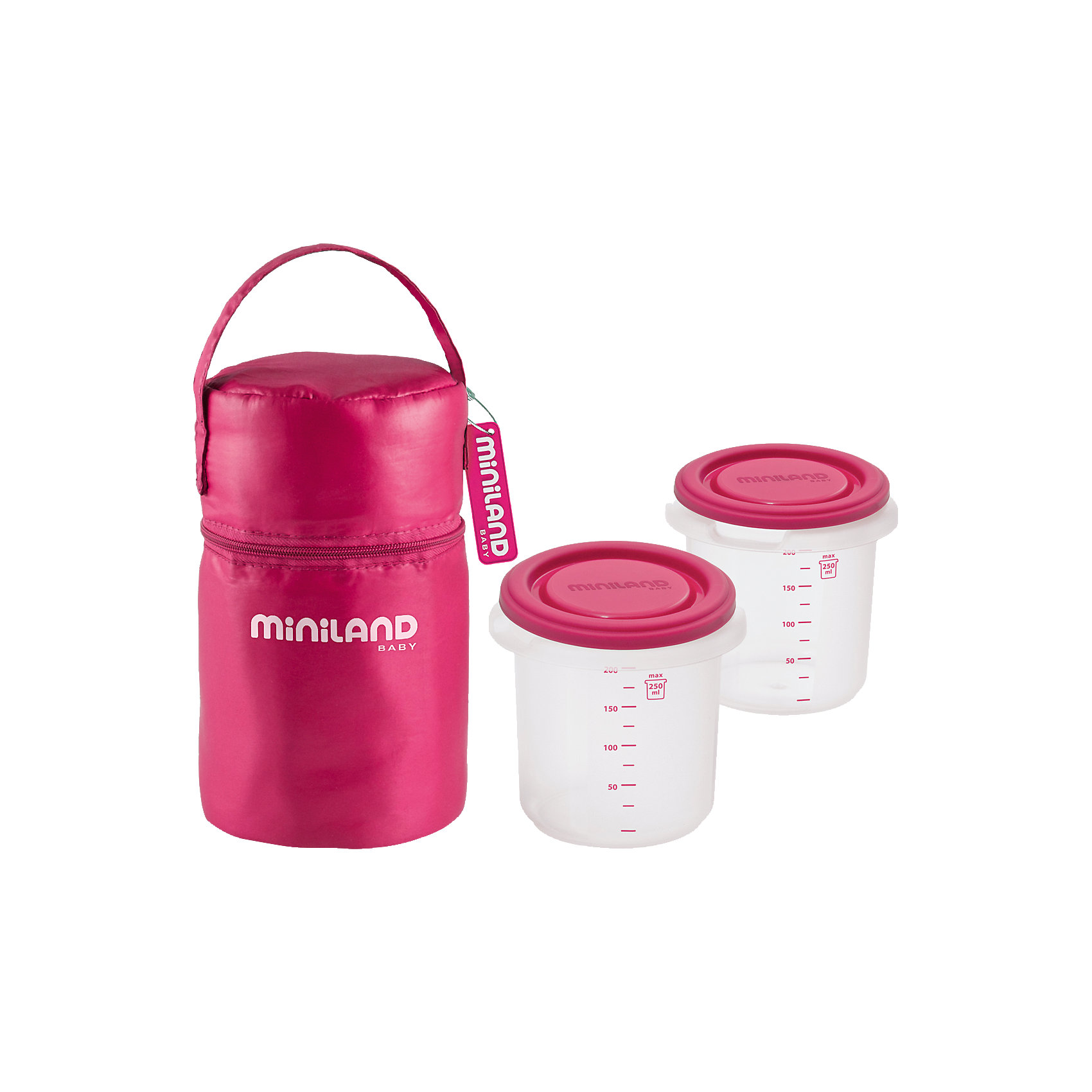 фото Термосумка с мерными стаканчиками HERMISIZED розовый Miniland