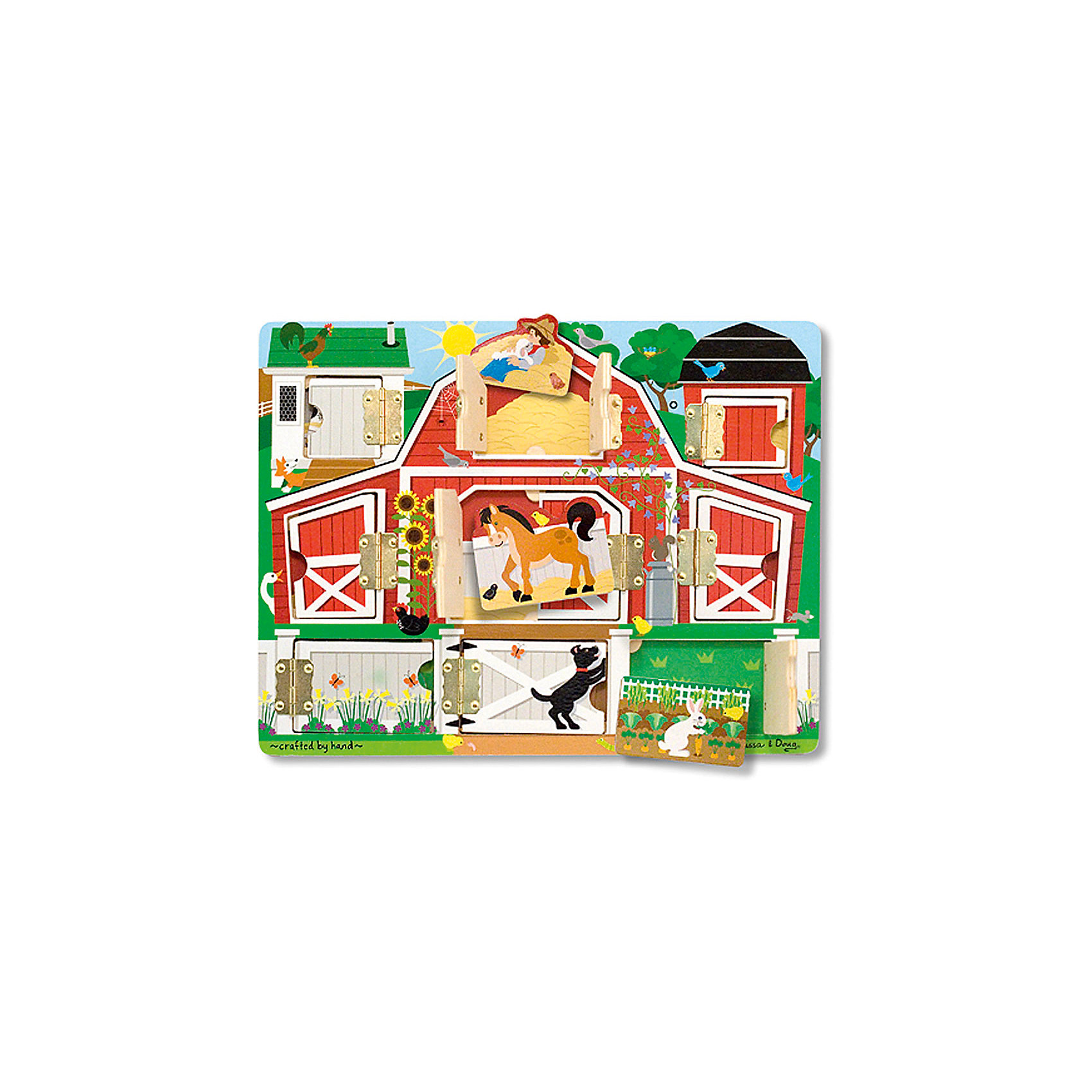 фото Магнитные игры melissa&doug доска с окошками "ферма" Melissa & doug