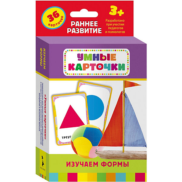 

Развивающие карточки "Изучаем формы" (3+), Умные карточки