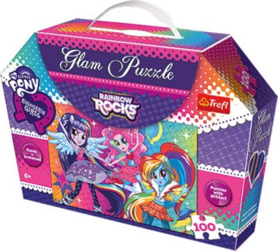 Пазлы Trefl «Радужный рок», 100 элементов, артикул:3869052 - My little Pony Пазлы Trefl «Радужный рок», 100 элементов, артикул:3869052 - My little Pony