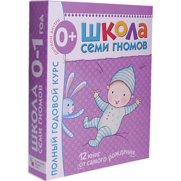 фото Набор из 12 книг "Школа Семи Гномов" Полный годовой курс 0-1 год Мозаика-синтез