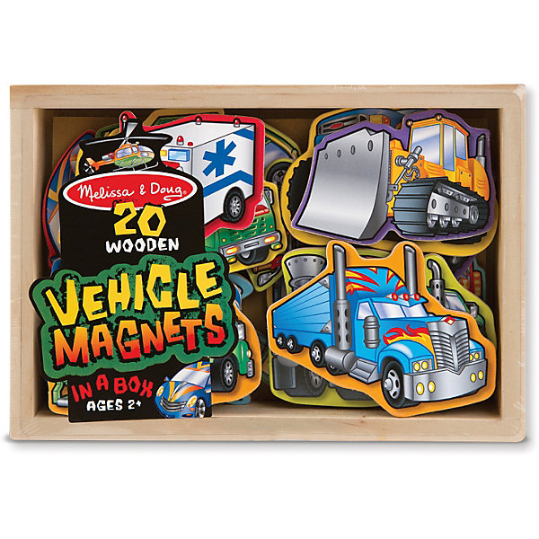 

Магнитная игра "Автомобили", Melissa & Doug