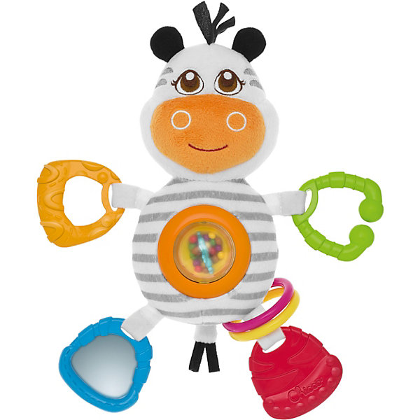

Мягкая игрушка-погремушка "Зебра", Chicco