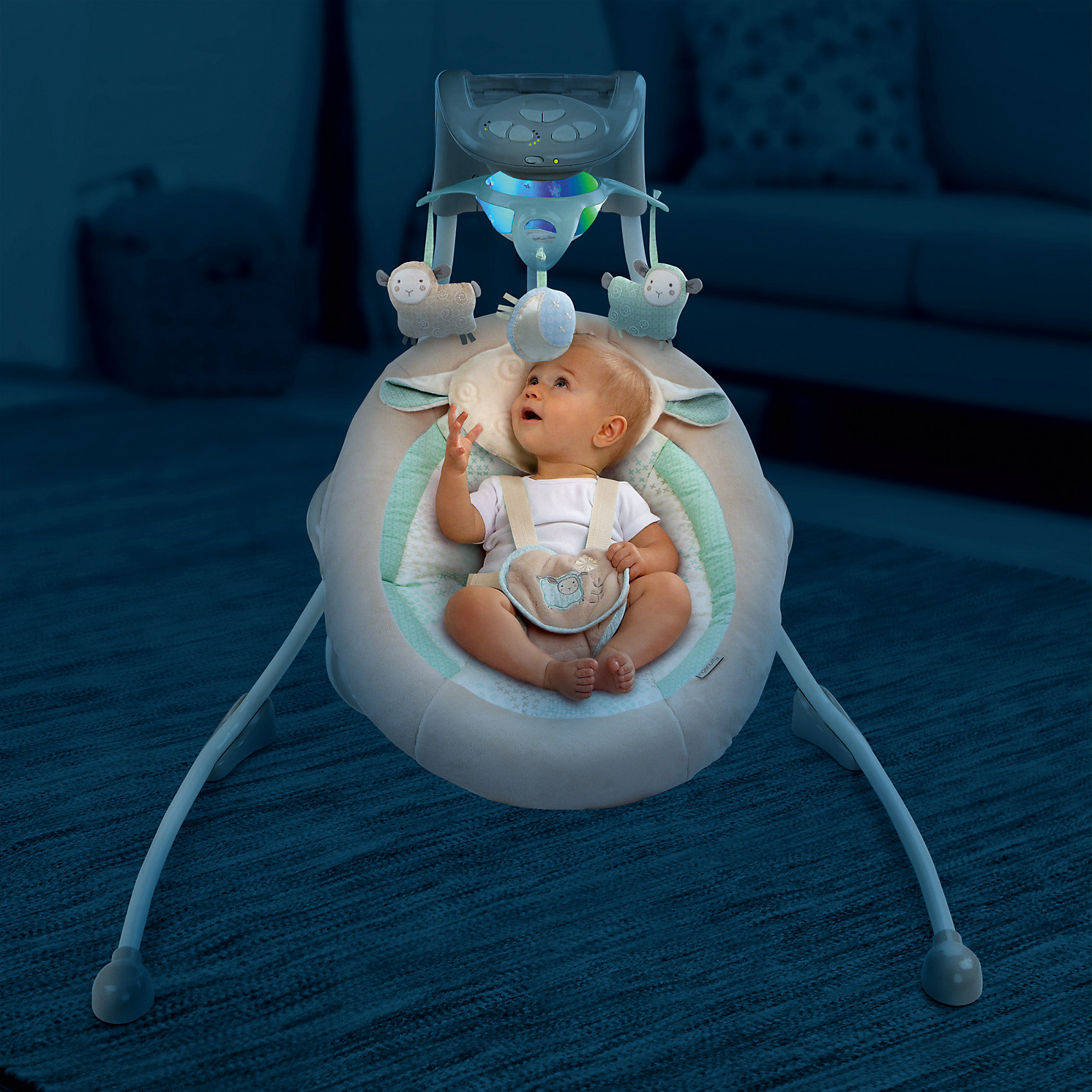 детские кровати качели для новорожденных