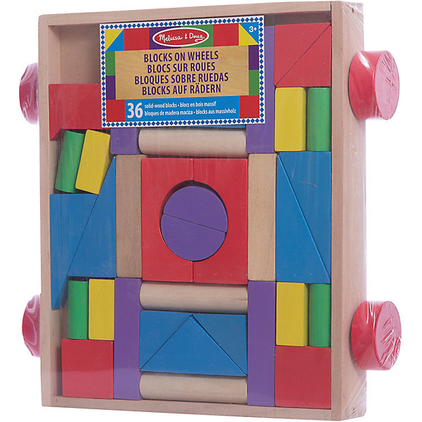 Melissa & Doug Конструктор в тележке, Melissa & Doug