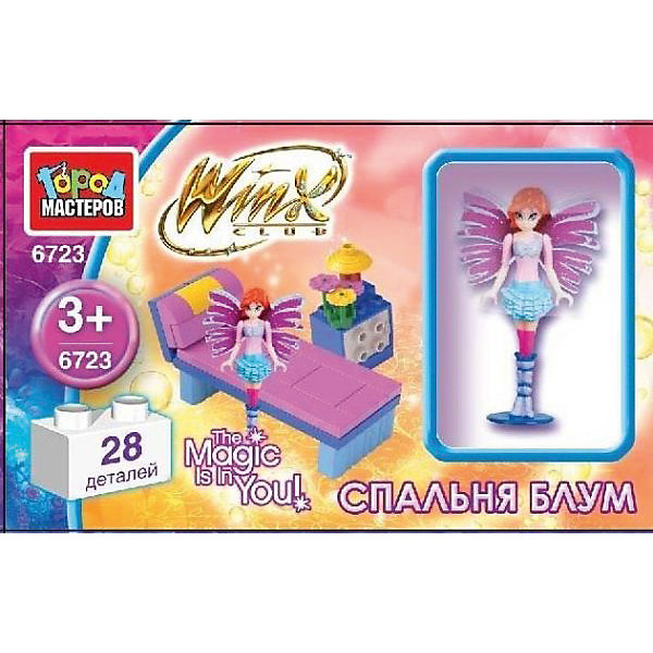 

Конструктор "Спальня Блум", 28 дет., Winx Club, Город мастеров