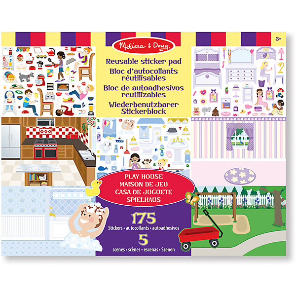 

Набор стикеров "Домик для игр", Melissa & Doug