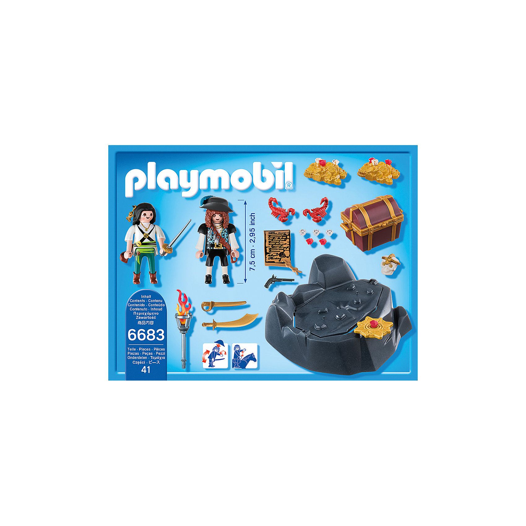 фото Пиратский тайник с сокровищами, PLAYMOBIL Playmobil®