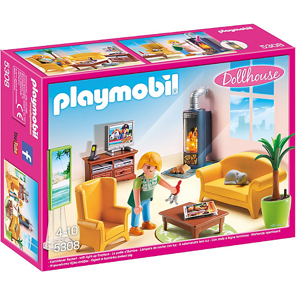 

Гостиная с камином, PLAYMOBIL