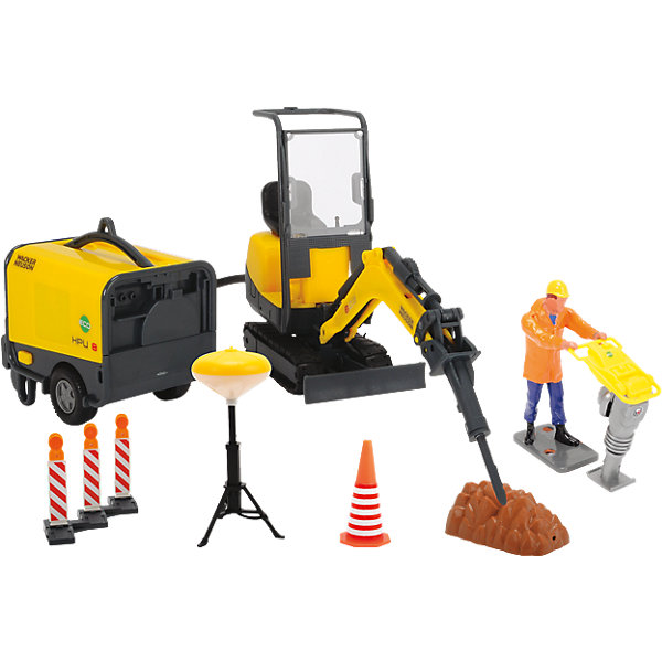 

Набор строительной техники Dickie Toys "Wacker Neuson", свет