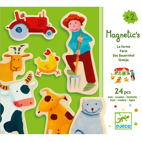 

Развивающая магнитная игра "Ферма", DJECO