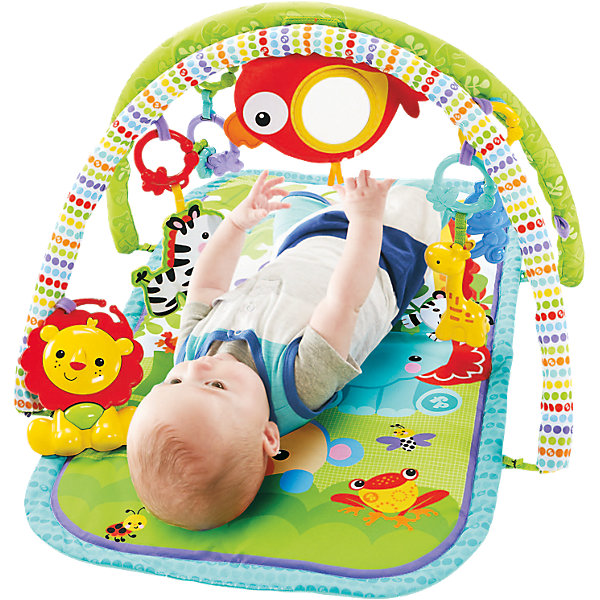 

Развивающий коврик 3 в 1 Fisher-Price "Друзья из тропического леса"