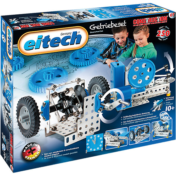 

Металлический конструктор Eitech "Механик", 250 деталей