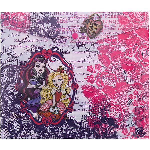 

Конверт для тетрадей А5 "Ever after High" на кнопке