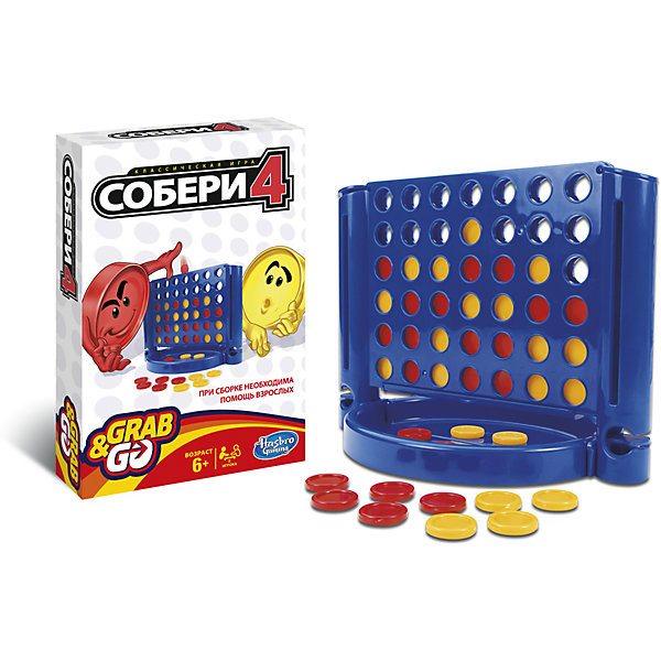 

Настольная игра Hasbro Gaming "Собери 4" Дорожная