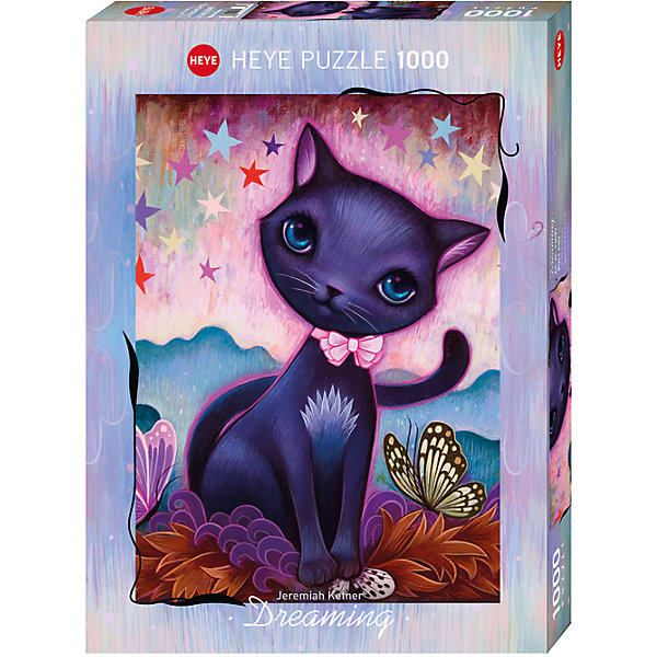 

Пазл "Черный котенок", 1000 деталей, Heye