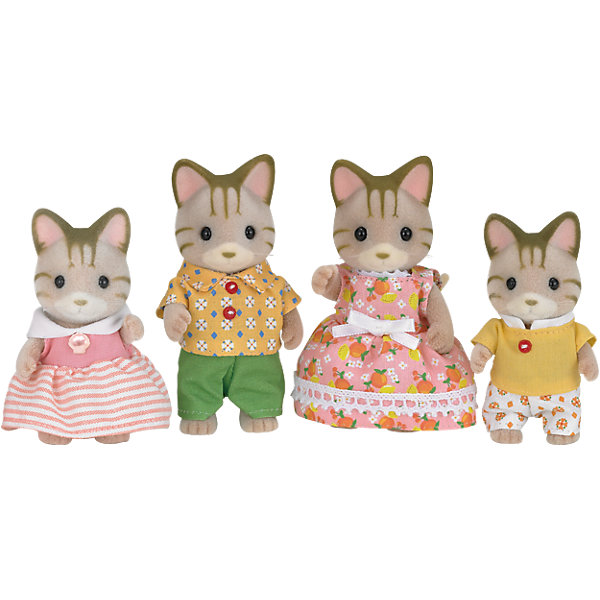 

Набор "Семья Полосатых Кошек", Sylvanian Families