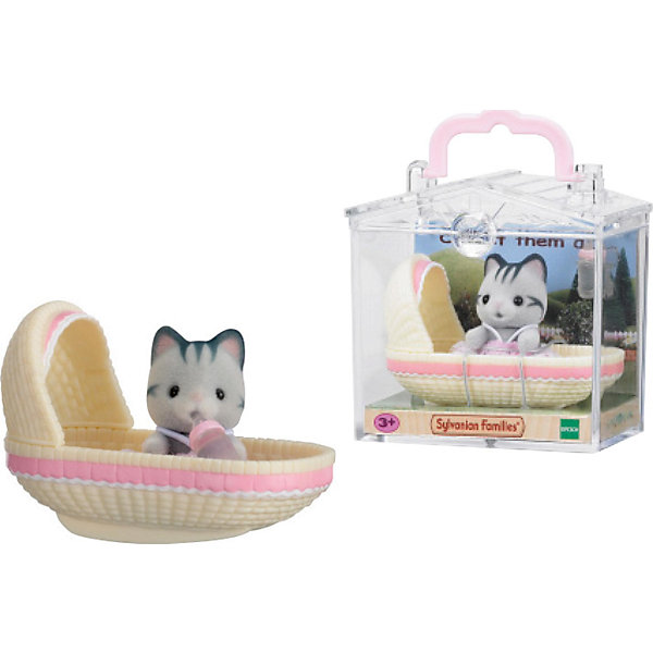 

Набор "Младенец в пластиковом сундучке" (котенок в люльке), Sylvanian Families