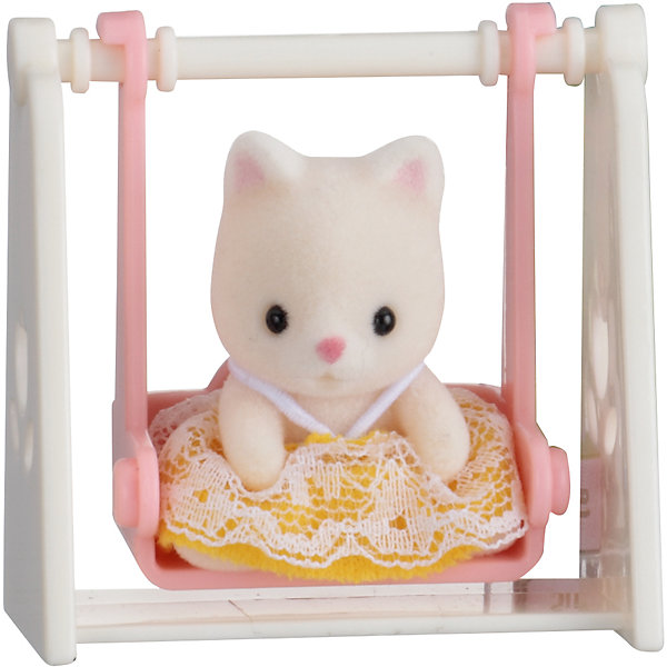 

Набор "Младенец в пластиковом сундучке " (кошка на качелях), Sylvanian Families