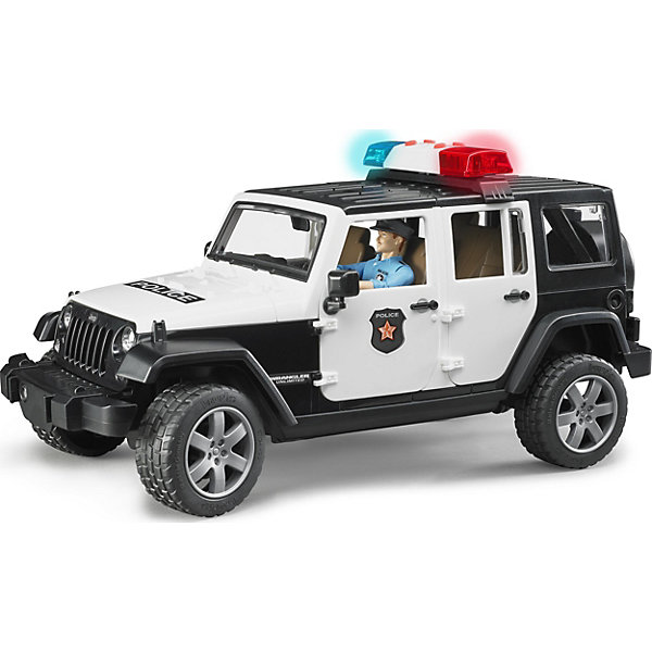 

Внедорожник Jeep Wrangler Полиция с фигуркой, Bruder