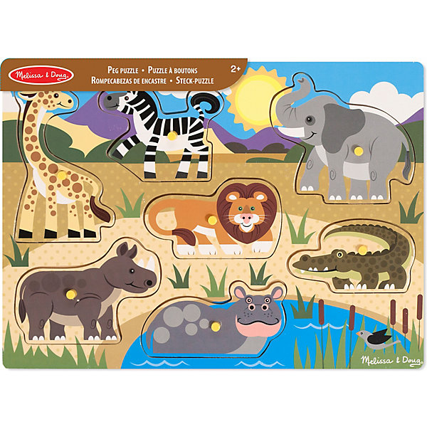 

Рамка-вкладыш "Сафари", Melissa & Doug