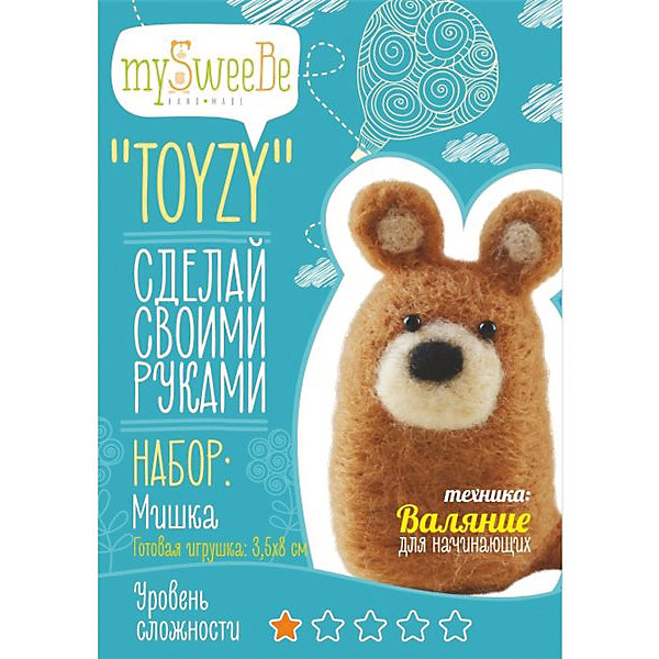 

Набор для валяния Toyzy "Мишка"